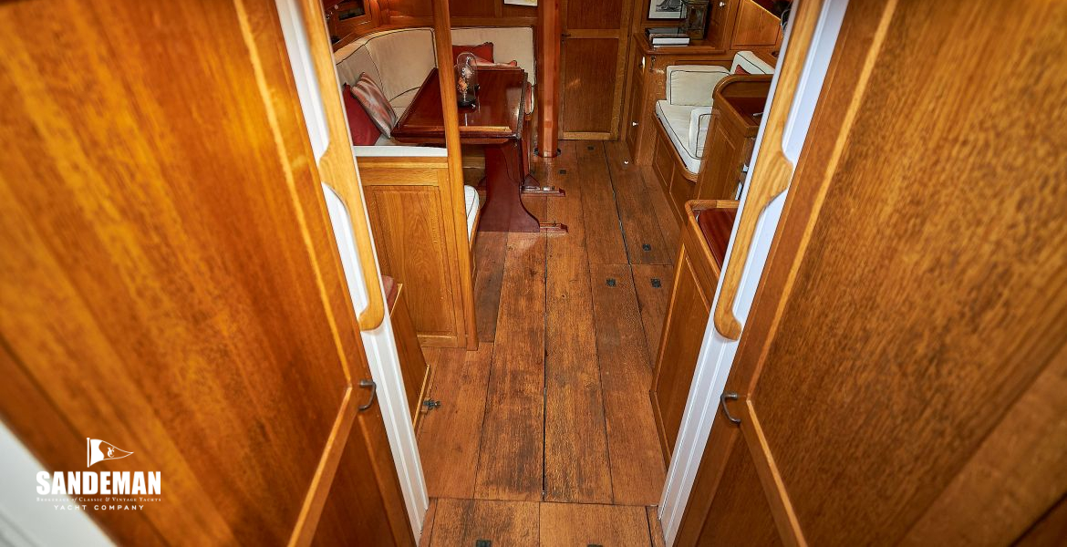 Companionway view down to saloon