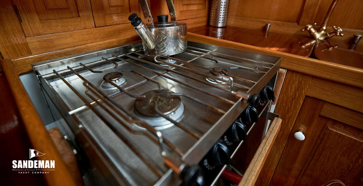 Galley hob and sink  taps