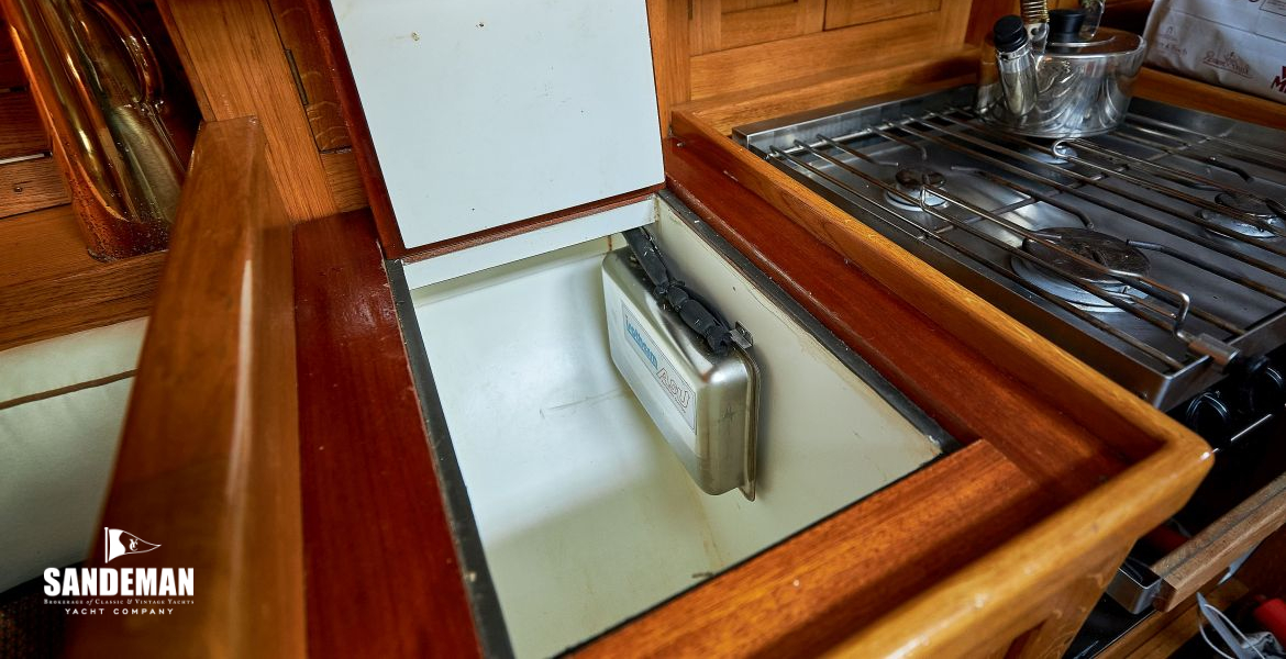 Galley fridge