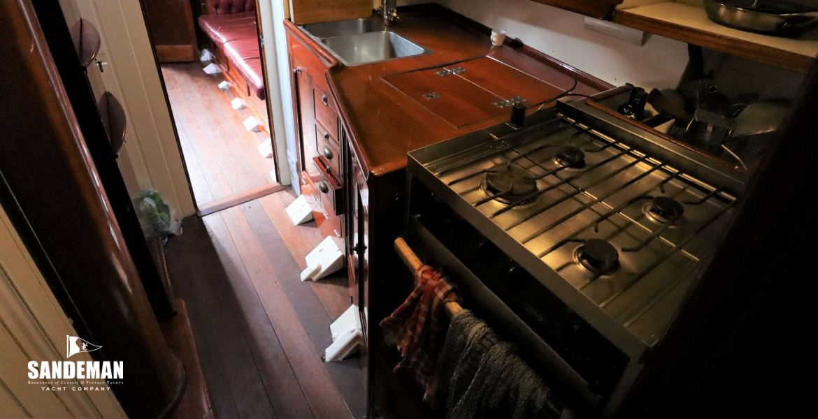 Galley view aft