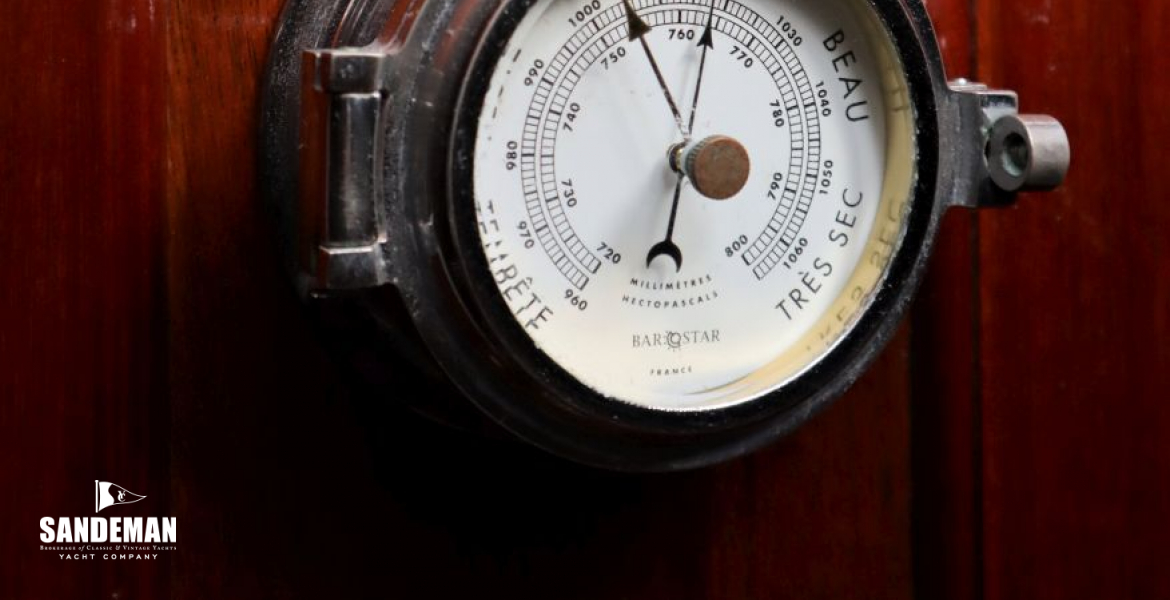 Clock and barometer
