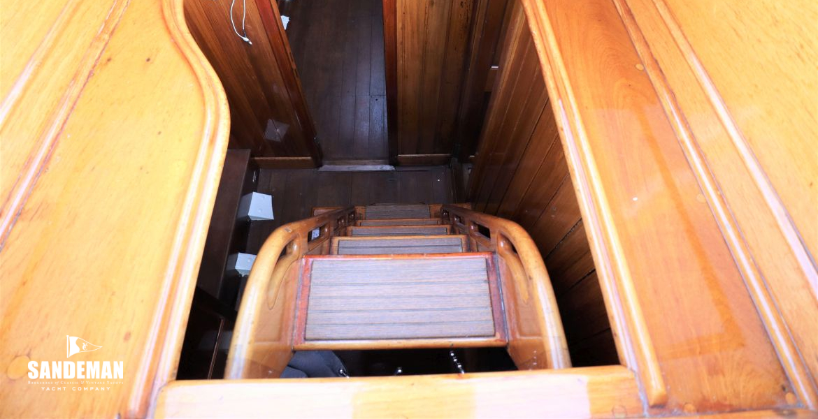 Companionway view to accommodation