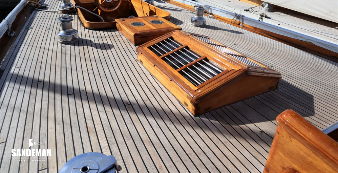 View aft from companionway