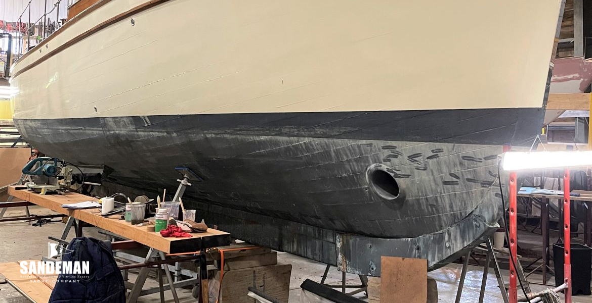 Hauled out - bow thruster