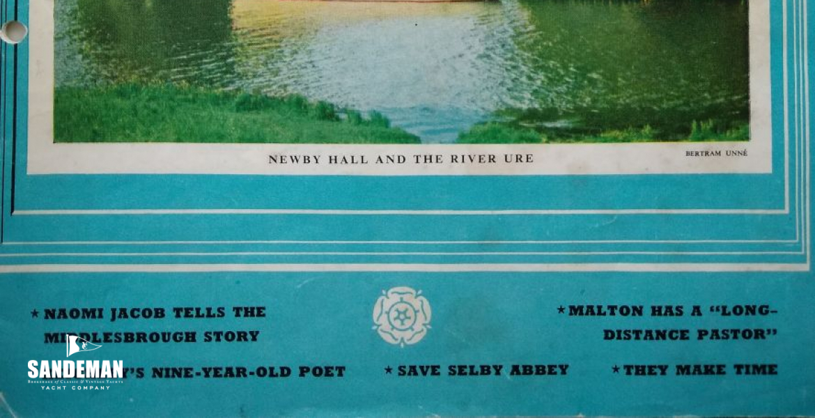 At Newby Hall on the River Ure 1950s