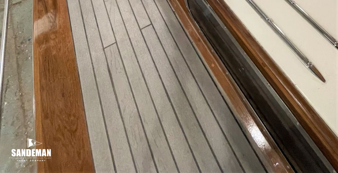 Aft trunk cabin view aft