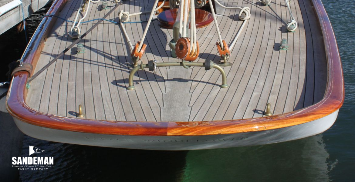 Aft deck view fwd