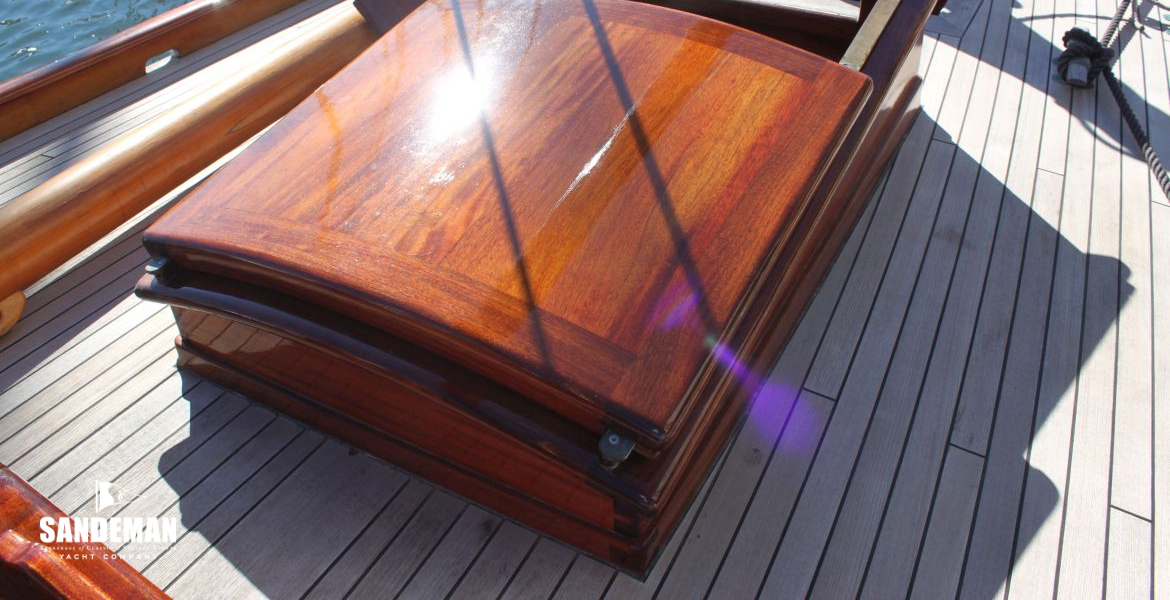Companionway hatch view aft