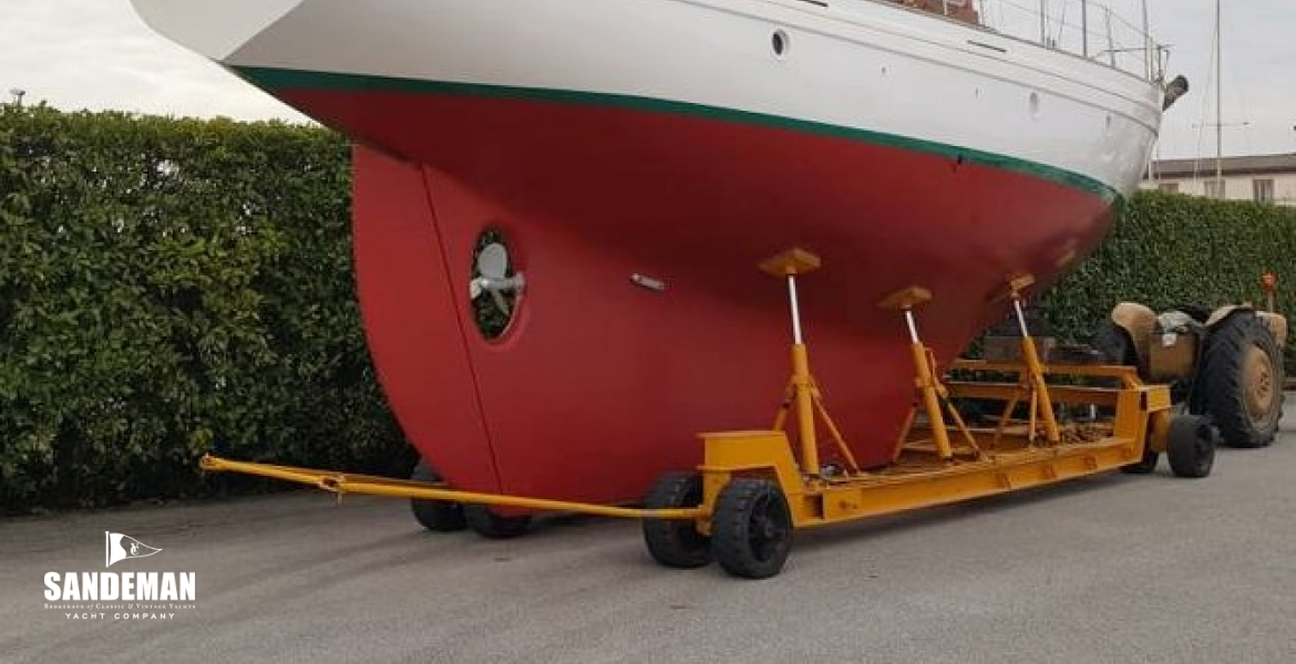 Hauled out aft