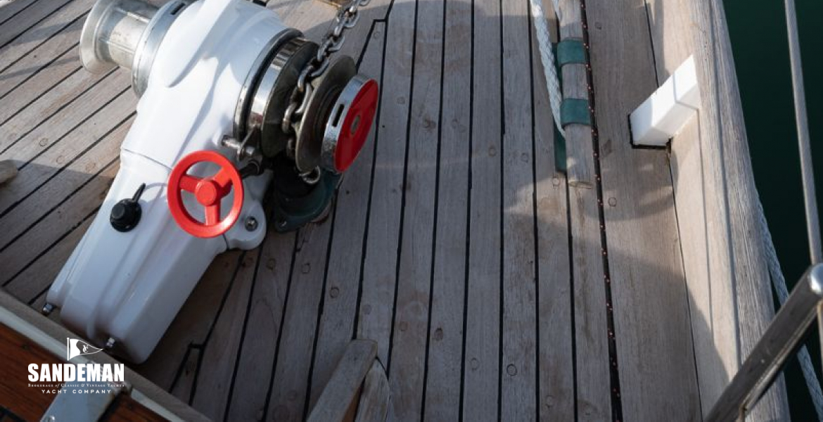 Windlass and furling drums
