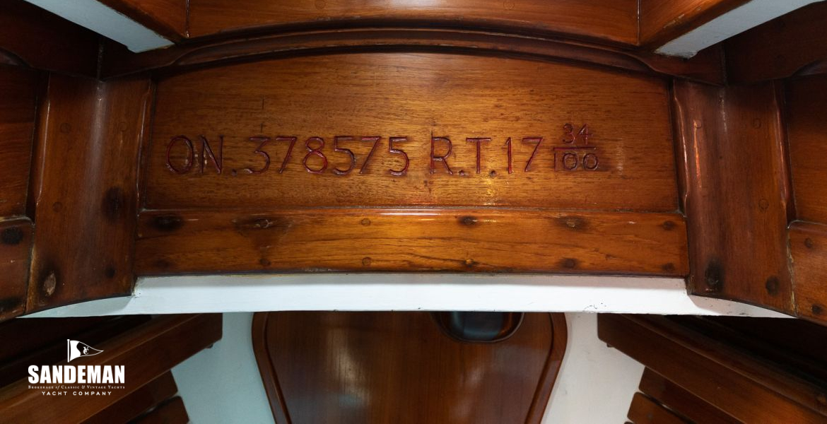 Carved and marked