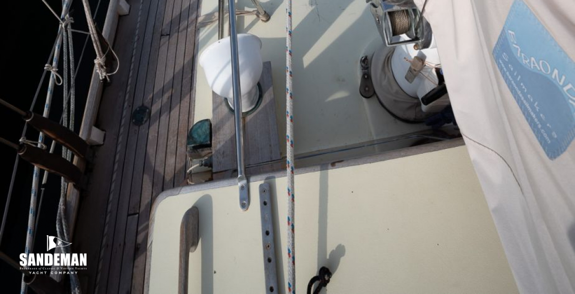 View from aloft forward