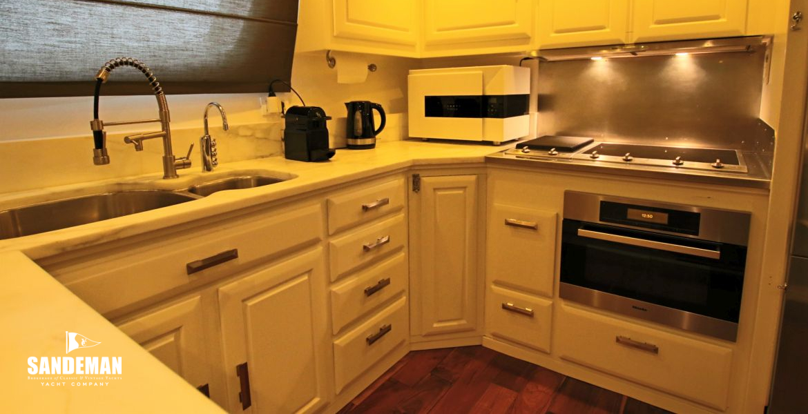 Galley view fwd to port