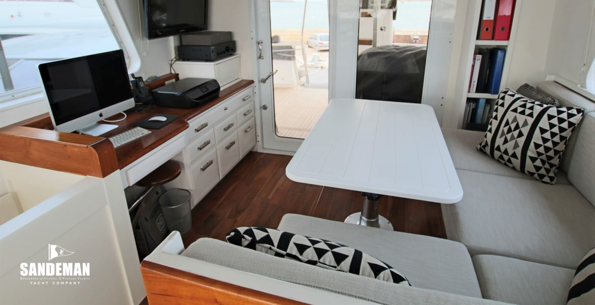 Wheelhouse view aft