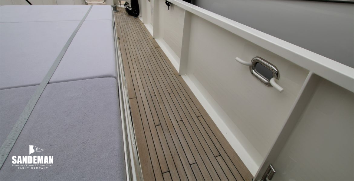 Port side deck view aft