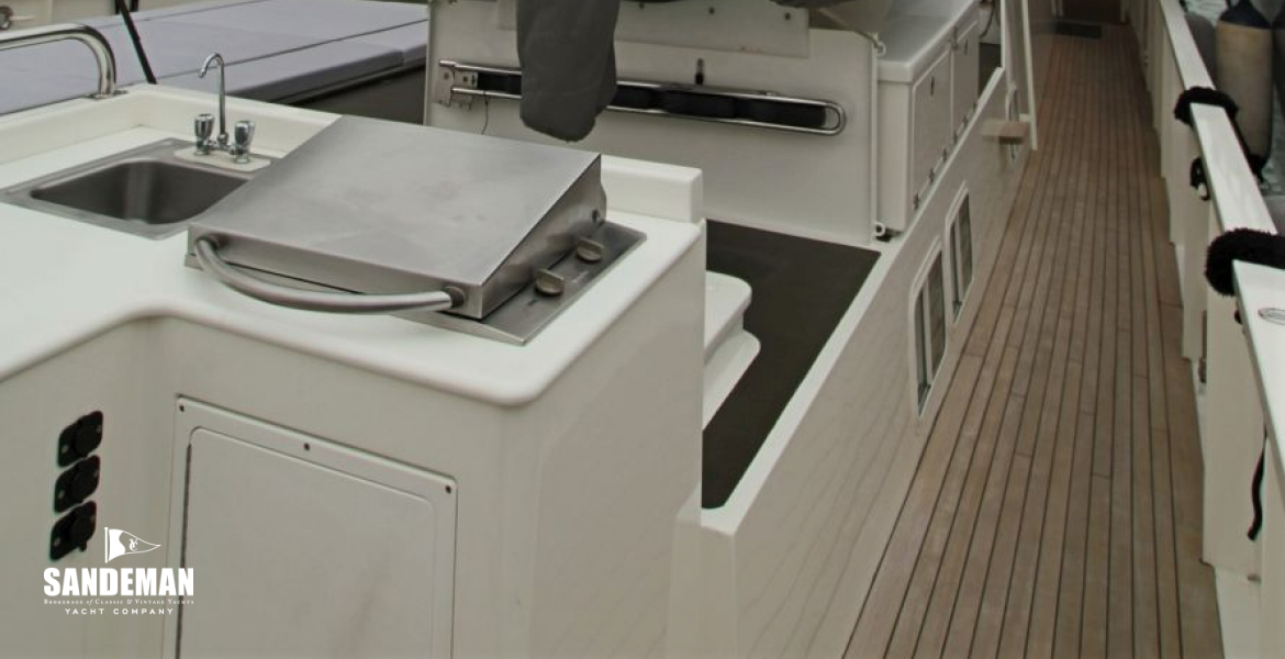 Main deck view fwd to stbd