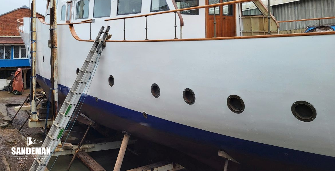 Fred Parker 90 ft Twin Screw Motor Yacht 1956 - Project Completion