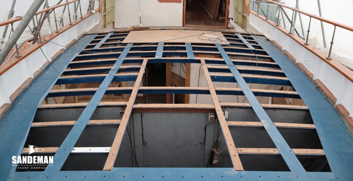 Aft deck view fwd