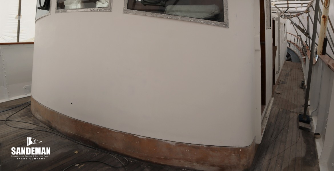 Wheelhouse view aft