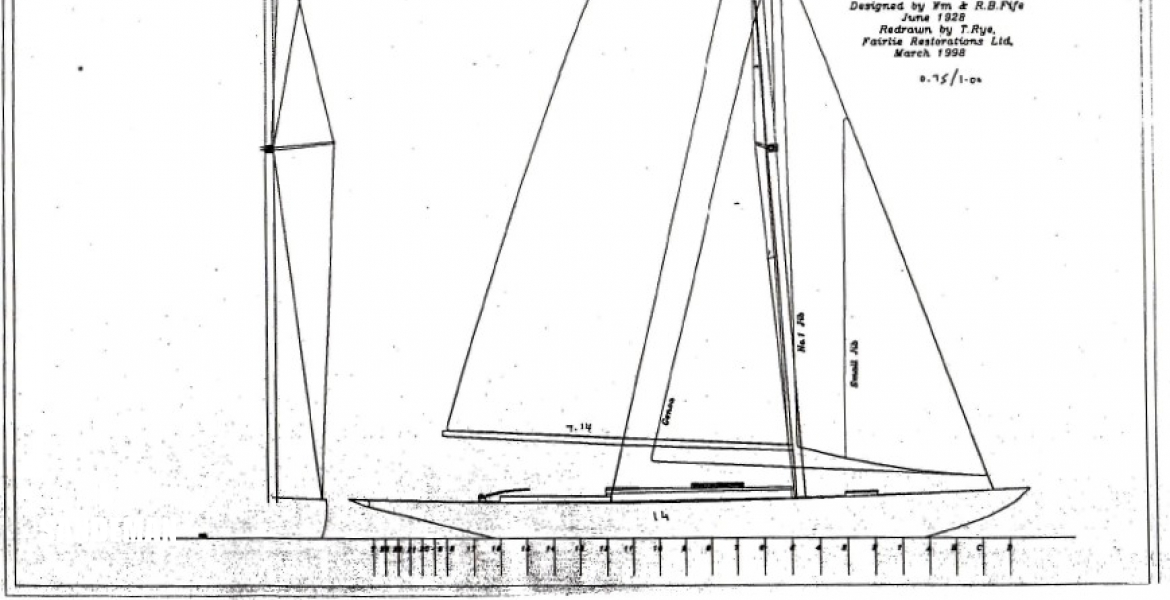 Rig and sail plan by Theo Rye