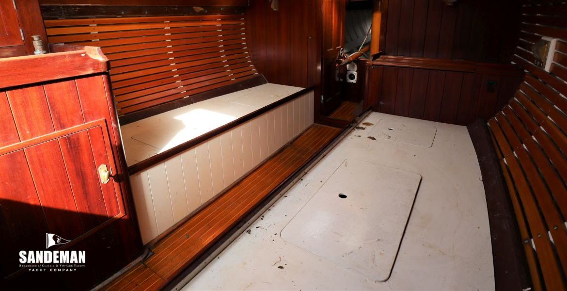 Saloon view forward to port