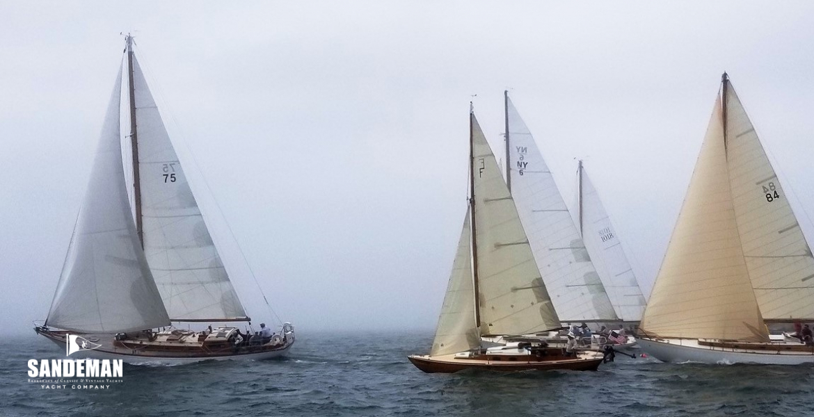 Leading her class Eggemoggin Reach Regatta, Maine
