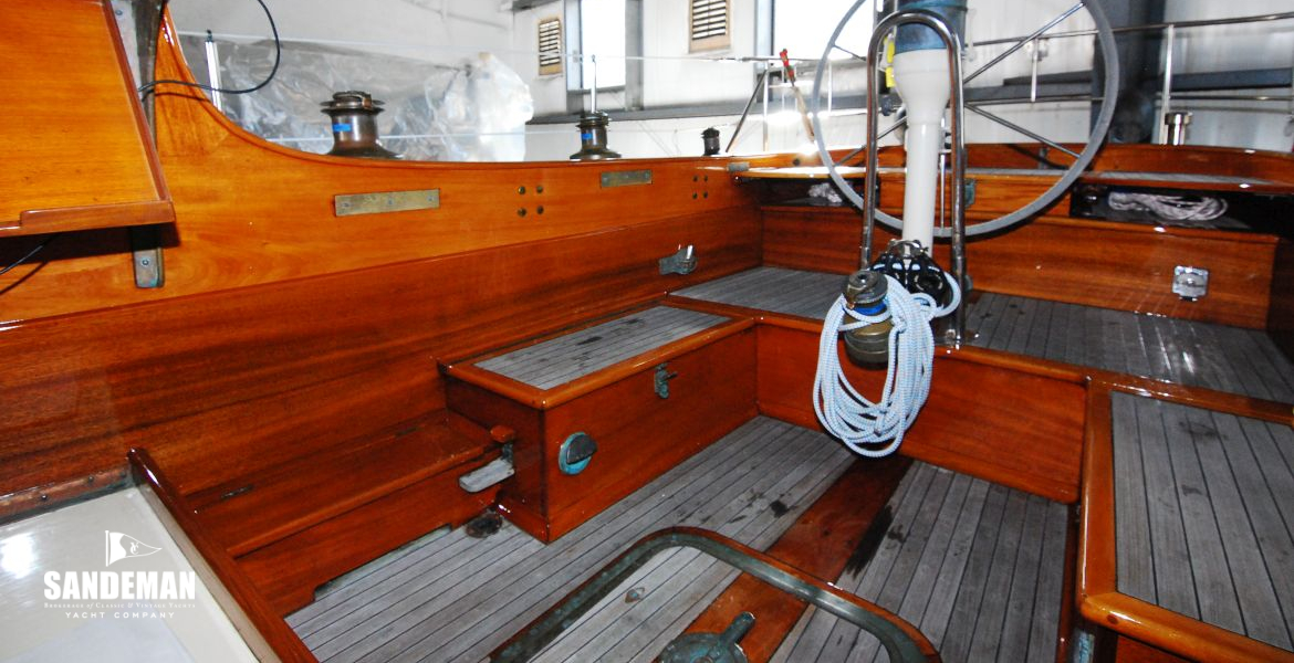 View aft from cockpit shelter