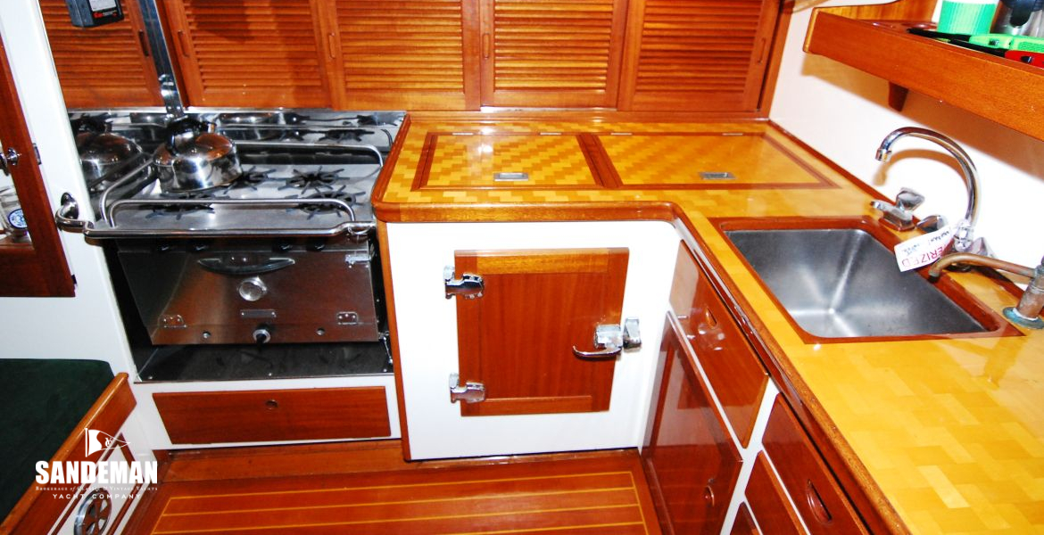 Galley view to port