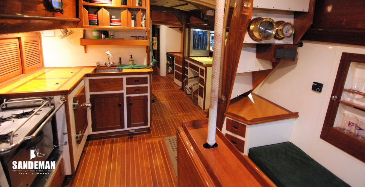 View forward from saloon