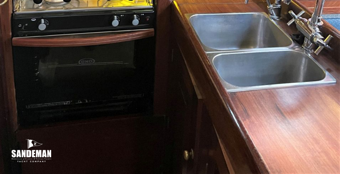 Galley to port