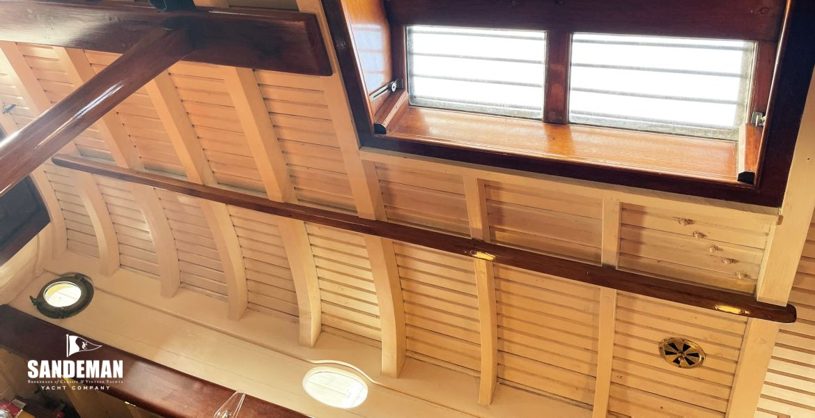 Saloon deckhead and skylight