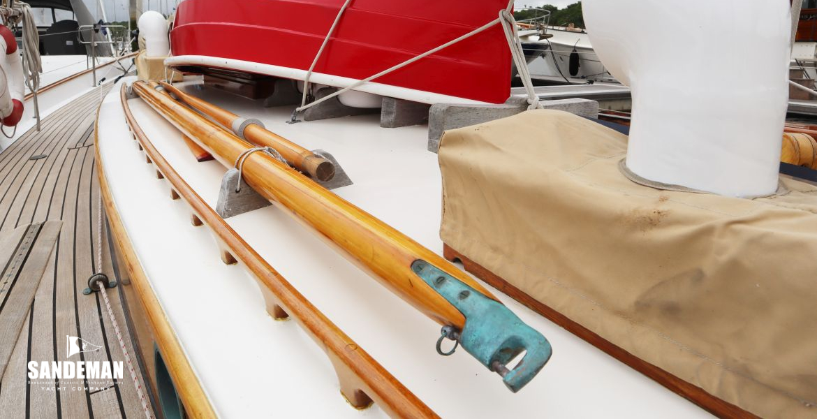 Port side deck view forward