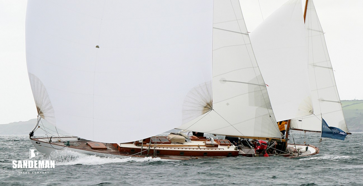 Four sail reaching [Den Phillips]