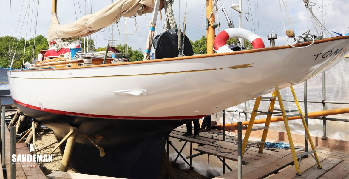 Hauled out incl. stern gear