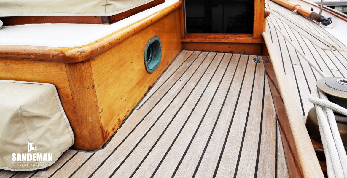View forward to companionway