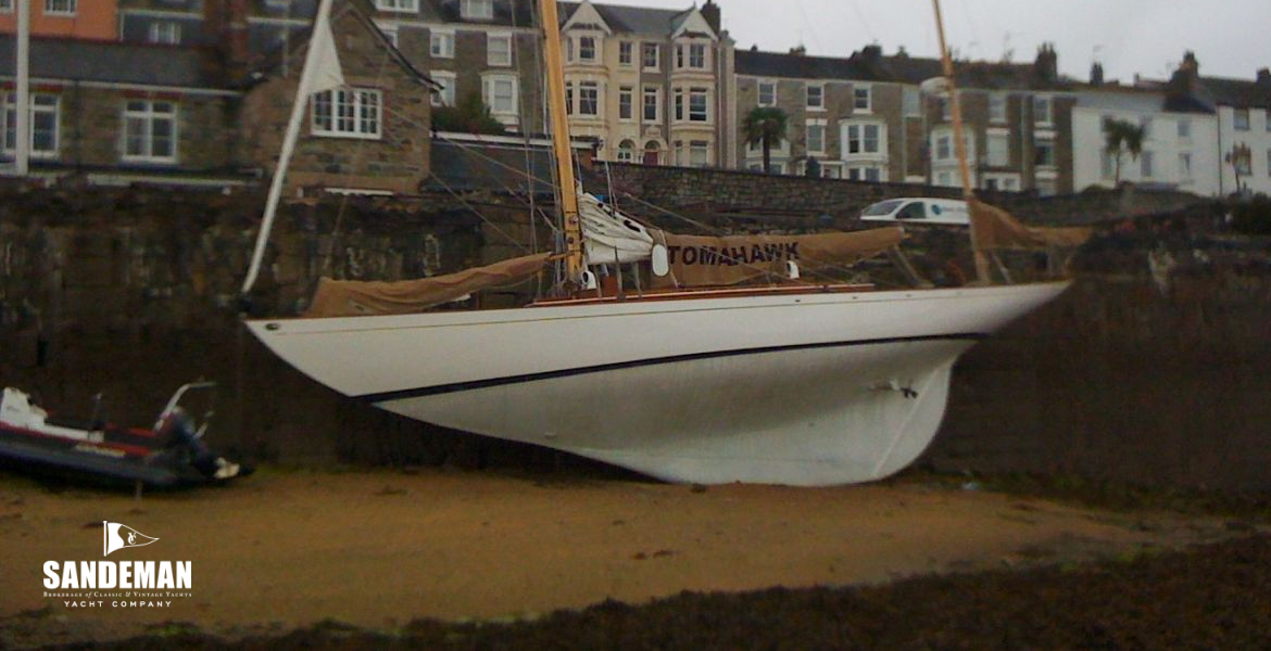 Between tides scrub at Royal Cornwall YC