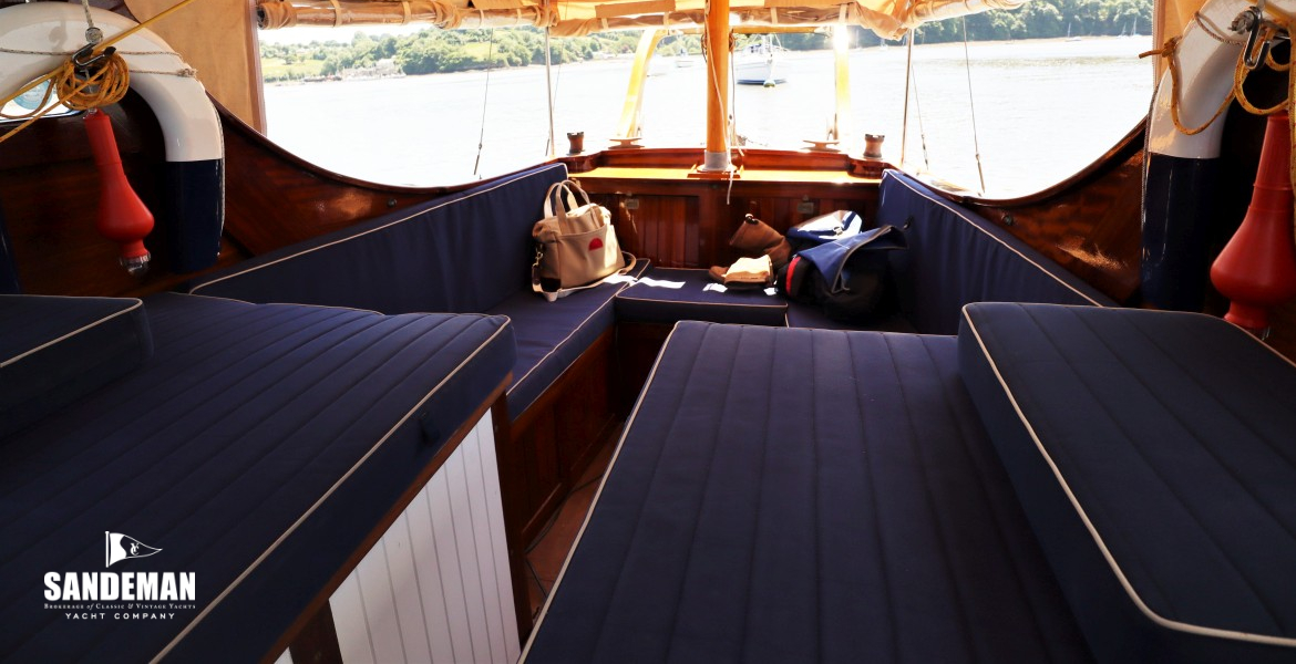 View aft from companionway
