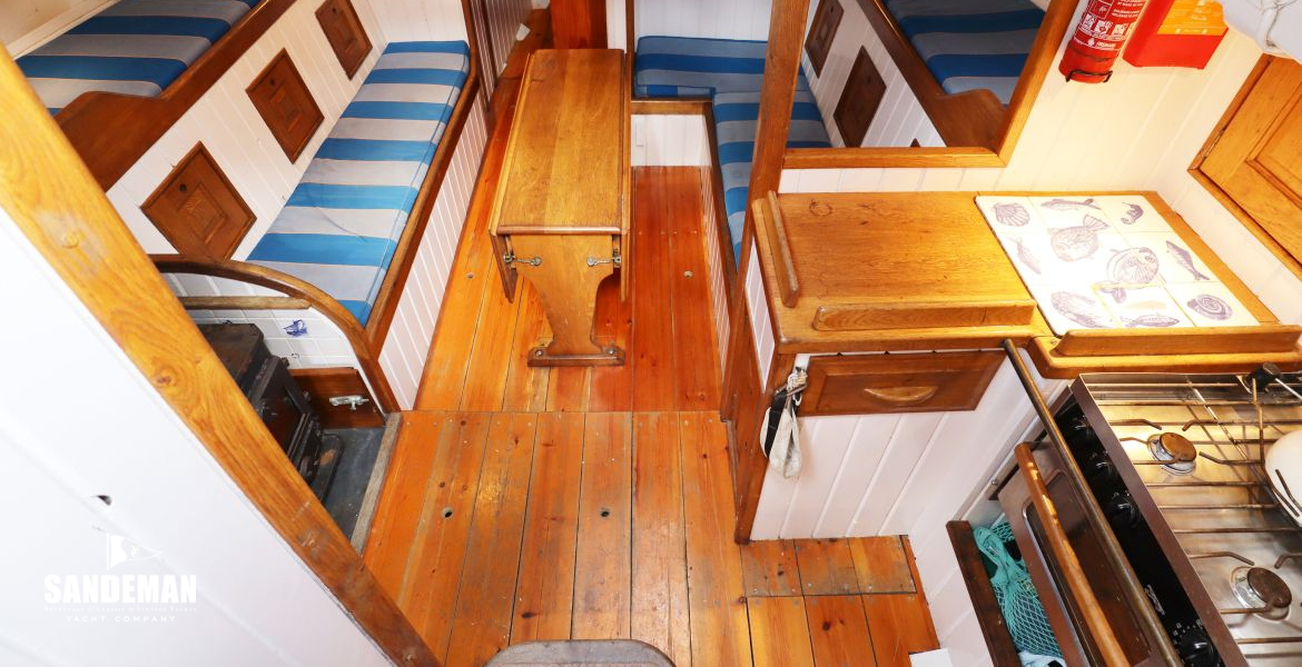 View forward to accommodation from mid companionway