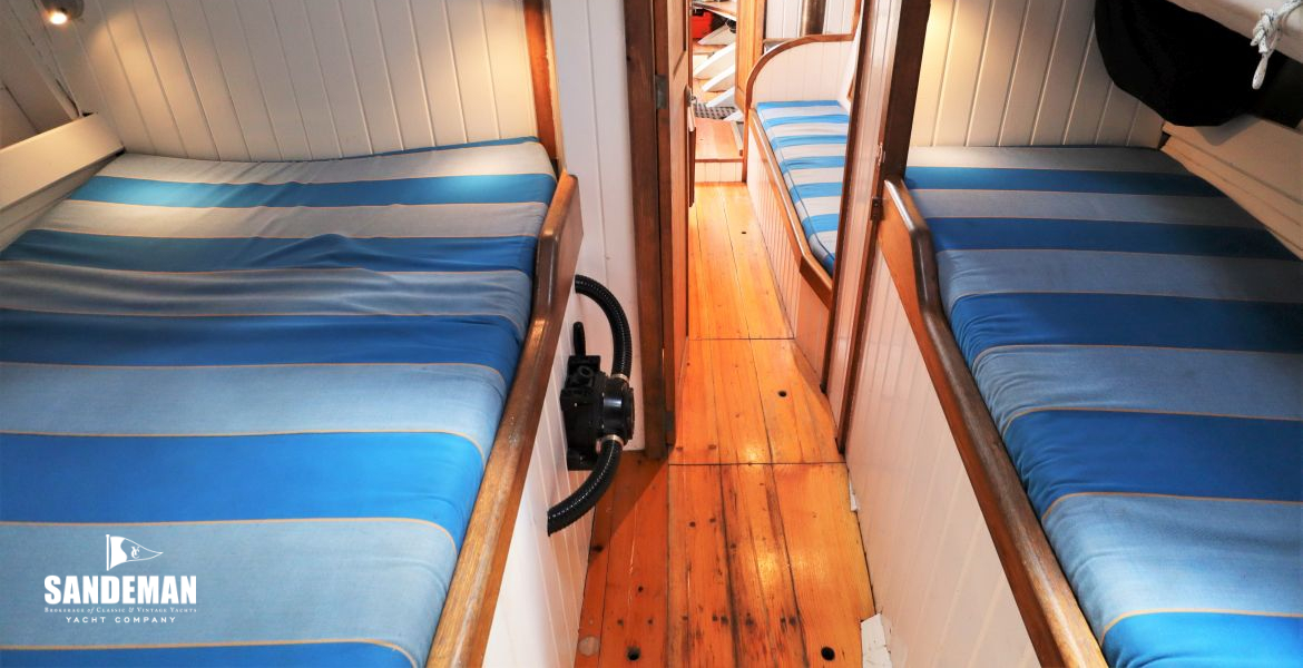 Forward cabin view aft