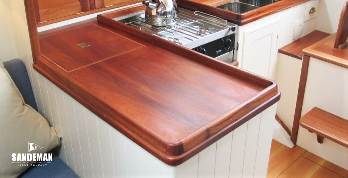 View aft to galley