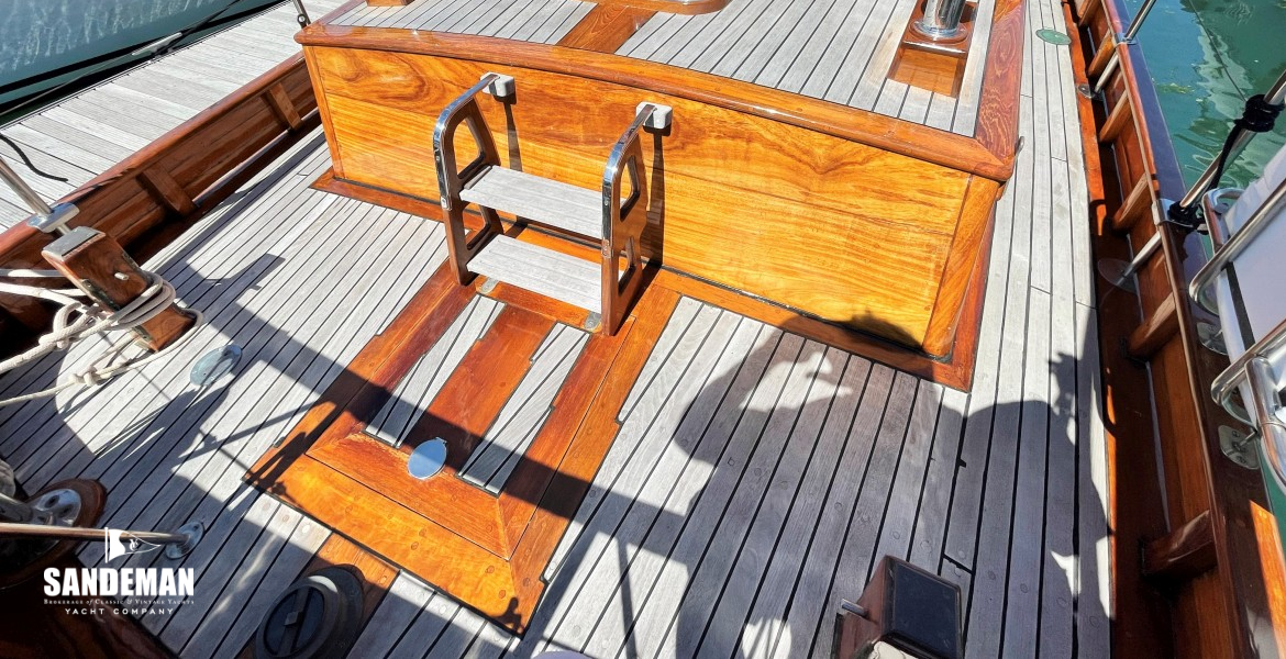 Aft deck view forward