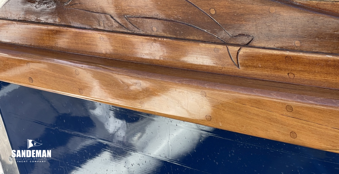 Dolphin carving