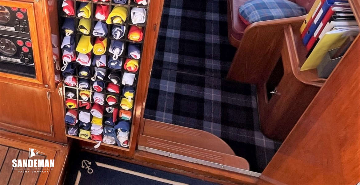 Companionway to saloon