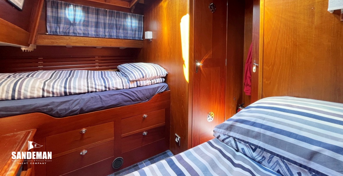 Owner's cabin view to port