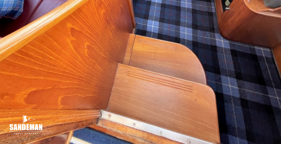 Saloon view forward from companionway