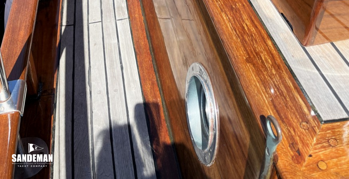 Port side deck view forward