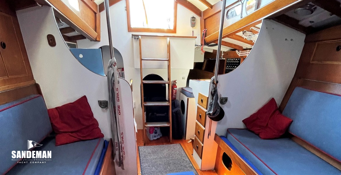 View aft to companionway