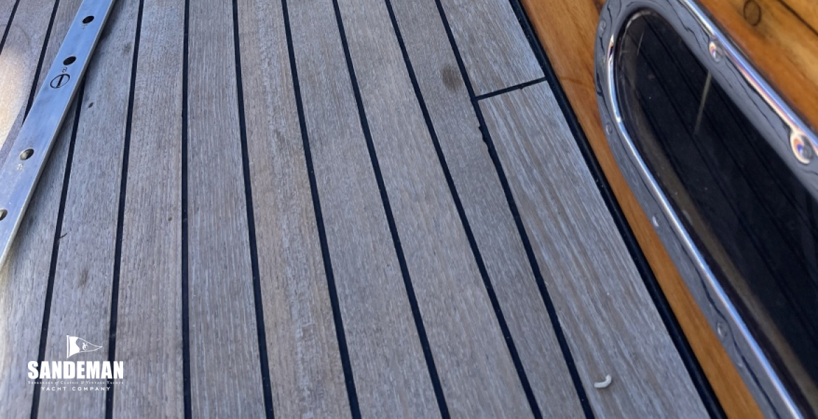 Port side deck view forward