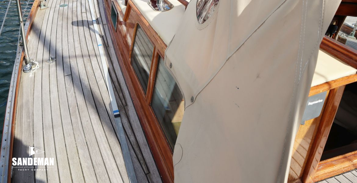 Port side deck view forward