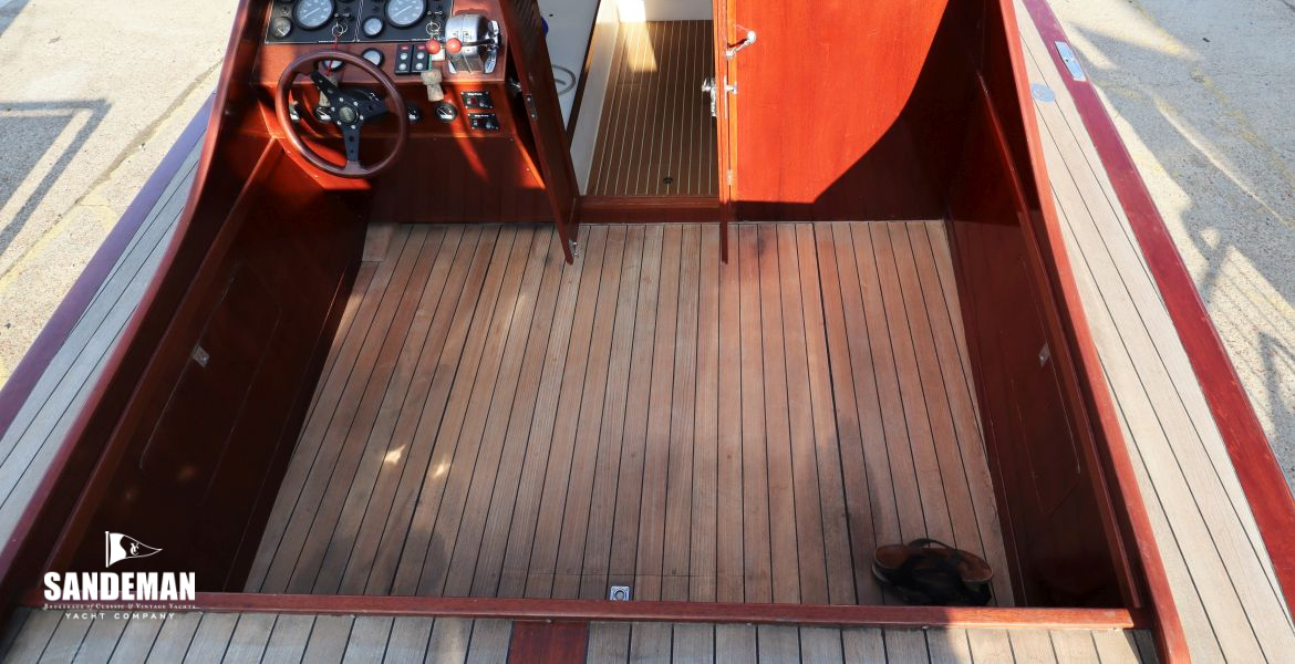View into cockpit from aft